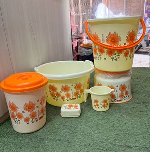6-Piece Printed Bathset