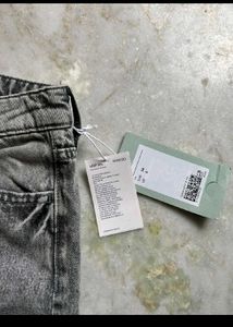 H&amp;M Gray Wide Leg Jeans