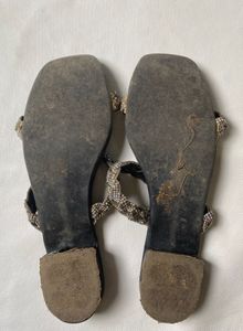 Truffle collection Sparkly Black Flats