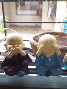Little Monk Statues
