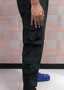 Pack Of 2 Blue And Black Cargo Pants