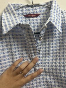 Cute small checkered t-shirt