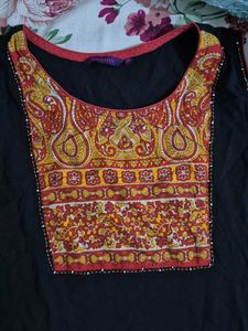 Elegant Black Kurta