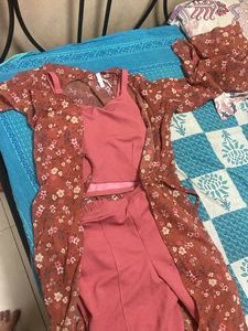 3-piece Floral Kimono Set
