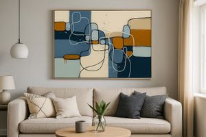 Printed Painting In Canvas