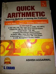 S Chand Arithmetic Book. Competitive Exams