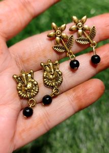 Brass Earings 2 Pair