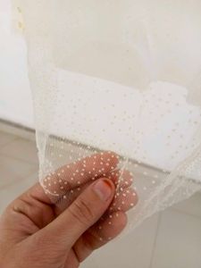 zara sheer organza shirt