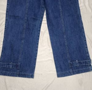 Vintage Denim Cargo Jeans