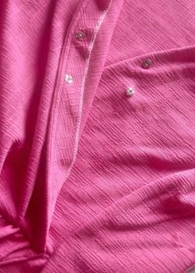 Pink Peplum Top