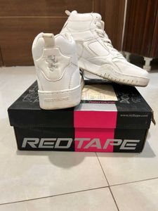 Red Tape White High Top Sneakers