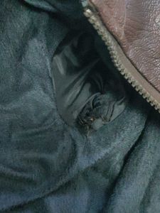 Brown Leather Finish Jacket