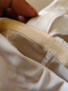 White Crop Top with Tie Detail