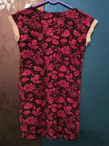 Pink Floral Dress