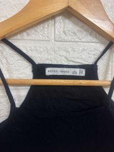 Black Halter Top