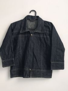 Denim Zip-Up Jacket