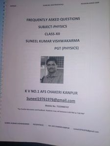 CBSE physics 12th frequently asked board question