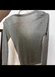 Mango Rib Knit Fit Top