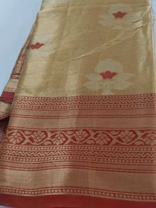 Trending Luxury Golden tissue silk Saree
