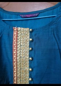 Teal Kurta Set