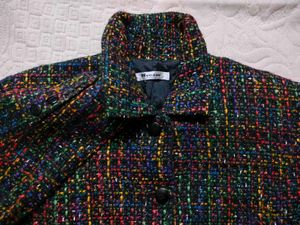 Oversized Tweed Blazer