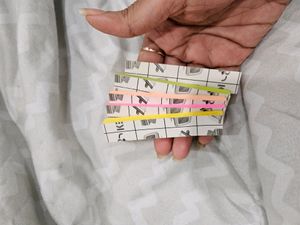 MULTI COLOUR STICKY NOTES STRIP