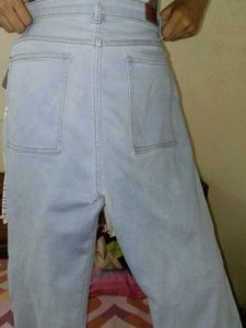 Light Wash Wide Leg Jeans