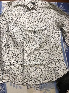 White Printed Shirt for Men