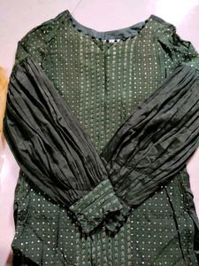 Green Afghani Dress