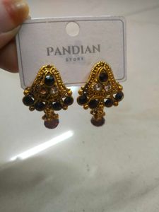 Elegant Gold-Tone Drop Earrings