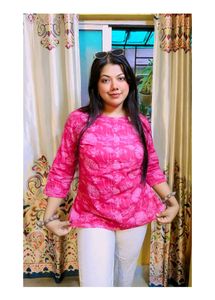 Pink Floral Top