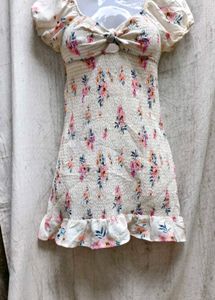 1149. Floral Mini Dress