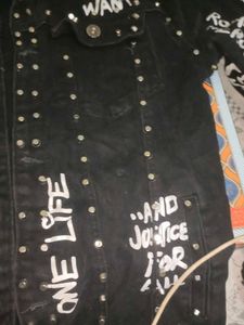 Unique Graphic Denim Jacket