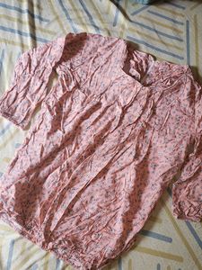 Floral Print Long Sleeve Top