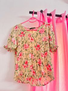 Floral Print Top