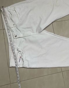 Men Diesel White Denim Jeans