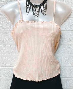 Tops &amp; Dresses For Rs.99 Only/ Cream Spaghetti Top