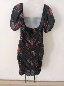 BLASHE BLACK RUCHED BODYCON