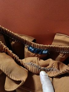 Ruffled Tan Mini Top