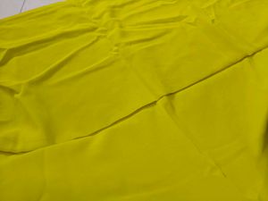 Yellow Saree with Silver Embroidery