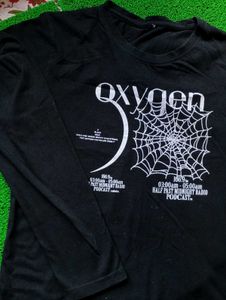 “Black Venom Inspired Graphic Tee | Full Sleeve