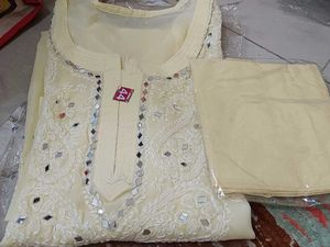 georgette lakhanvi kurti