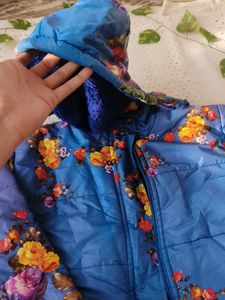 Floral Print Padded Jacket