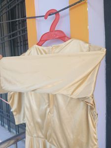 Golden Frock For Girls