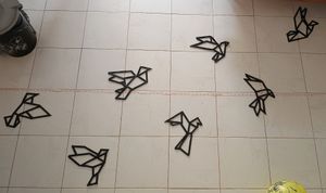 Handmade.... Wall Decor..Birds.