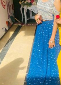 Navy Blue Lehanga Choli