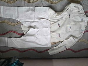 White Kurta Set