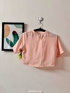 Peach Lace Floral Co-Ord Set | Super Cute