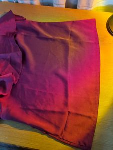 Strappy Ruffle Neck Silk Top