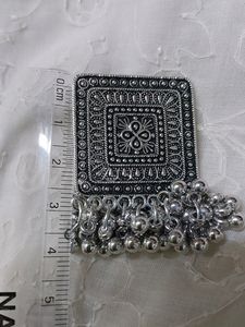 Oxidized Square shape Earrings